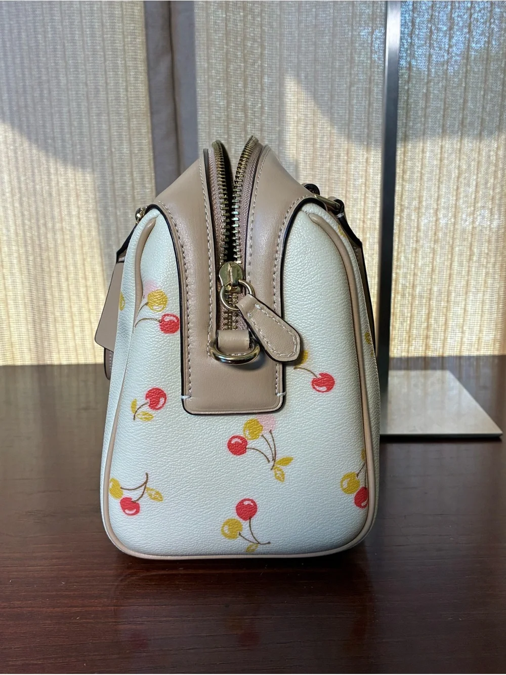 Coach Cherry Print Mini Bennet Satchel